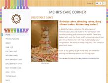 Tablet Screenshot of mehrscakecorner.com